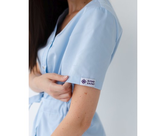 Изображение 7 Women's medical suit Naomi azure s. 52, "WHITE ROBE" 331-462-679, Size: 52, Color: azure