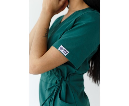 Изображение 7 Women's medical suit Rio green s. 52, "WHITE ROBE" 135-350-707, Size: 52, Color: green