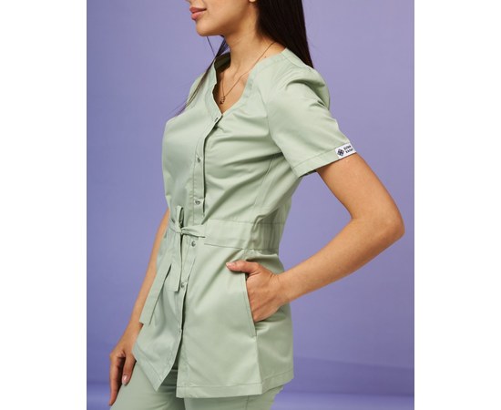 Изображение 8 Women's medical suit Naomi pistachio s. 44, "WHITE ROBE" 331-396-679, Size: 44, Color: pistachio