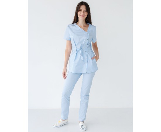 Изображение 8 Women's medical suit Naomi azure s. 44, "WHITE ROBE" 331-462-679, Size: 44, Color: azure
