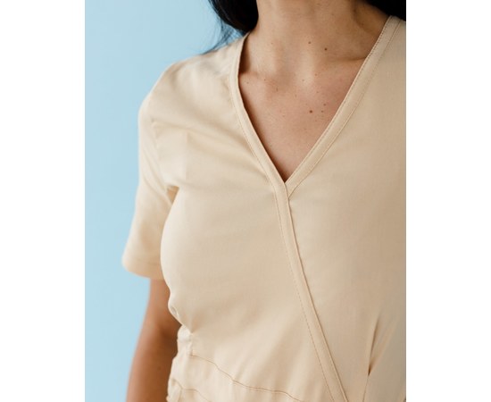 Изображение 8 Women's medical suit Rio beige s. 40, "WHITE ROBE" 135-367-715, Size: 40, Color: beige