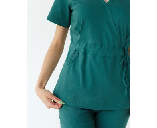 Изображение 8 Women's medical suit Rio green s. 52, "WHITE ROBE" 135-350-707, Size: 52, Color: green