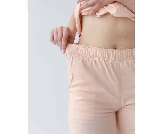 Изображение 9 Women's medical suit Rio peach s. 42, "WHITE ROBE" 135-338-715, Size: 42, Color: peach