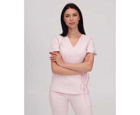 Изображение 9 Women's medical suit Rio pale pink s. 52, "WHITE ROBE" 135-358-715, Size: 52, Color: нежно-розовый