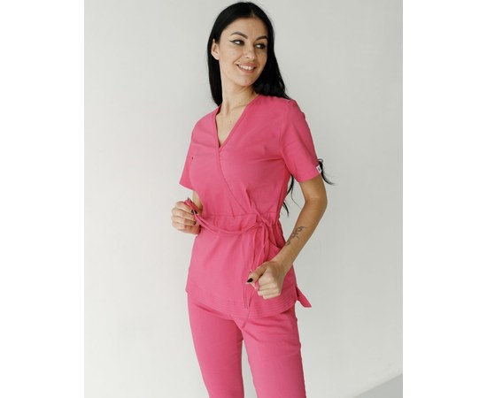 Изображение 7 Women's medical suit Rio pink s. 42, "WHITE ROBE" 135-337-707, Size: 42, Color: pink