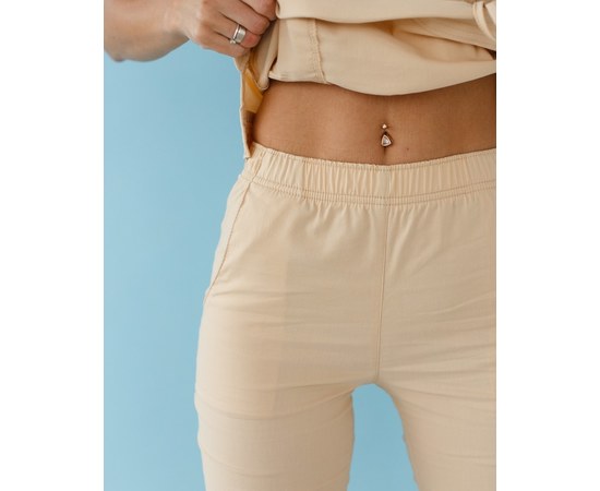 Изображение 9 Women's medical suit Rio beige s. 54, "WHITE ROBE" 135-367-715, Size: 54, Color: beige