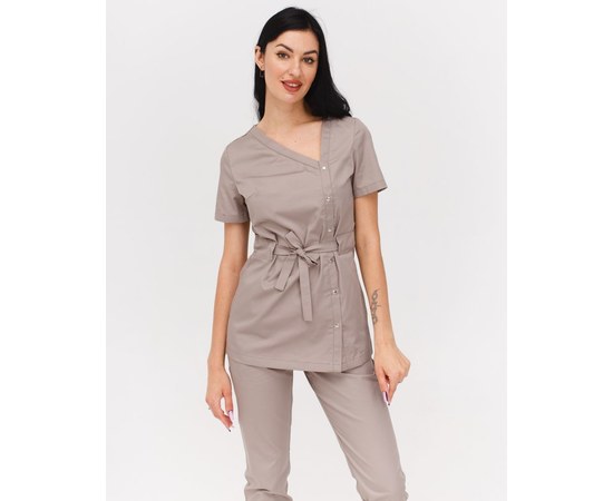 Изображение 5 Women's medical suit Naomi mocha s. 40, "WHITE ROBE" 331-421-679, Size: 40, Color: mocha