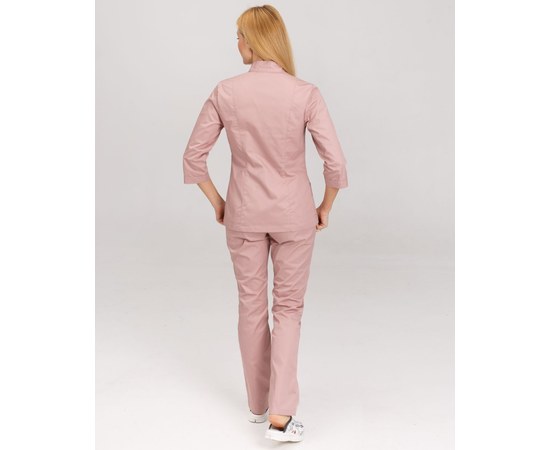 Изображение 2 Women's medical suit Sakura purple river. 40, "WHITE ROBE" 124-401-678, Size: 40, Color: lilac