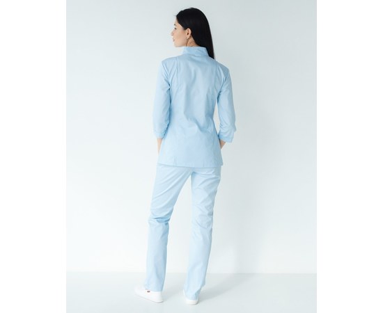 Изображение 2 Women's medical suit Sakura azure s. 54, "WHITE ROBE" 124-462-678, Size: 54, Color: azure