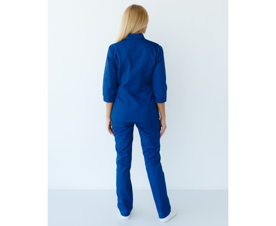 Изображение 2 Women's medical suit Sakura sapphire-red s. 44, "WHITE ROBE" 124-360-678, Size: 44, Color: sapphire red