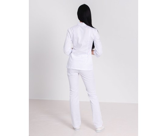Зображення 2 Медичний костюм жіночий Сакура білий р. 54, "БІЛИЙ ХАЛАТ" 124-324-678, Розмір: 54, Колір: білий