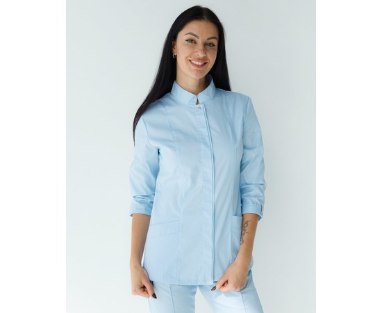 Изображение 3 Women's medical suit Sakura azure s. 54, "WHITE ROBE" 124-462-678, Size: 54, Color: azure