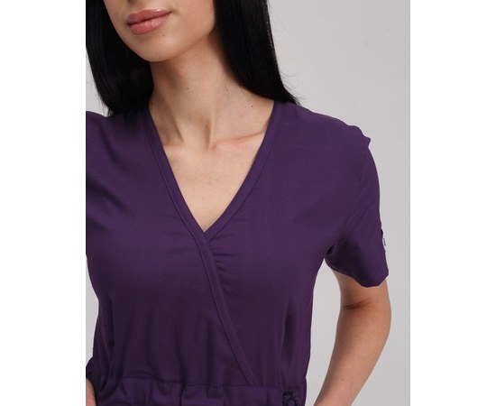 Изображение 4 Women's medical suit Rio purple s. 42, "WHITE ROBE" 135-335-707, Size: 42, Color: violet
