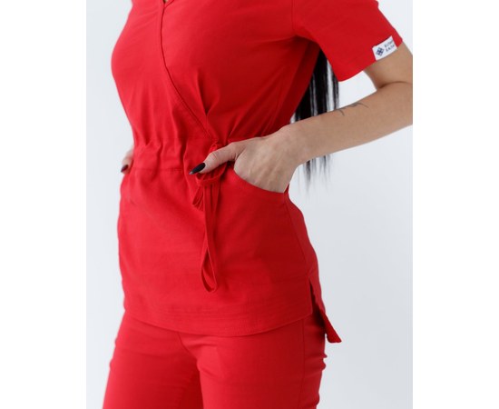 Изображение 5 Women's medical suit Rio red s. 54, "WHITE ROBE" 135-339-707, Size: 54, Color: red