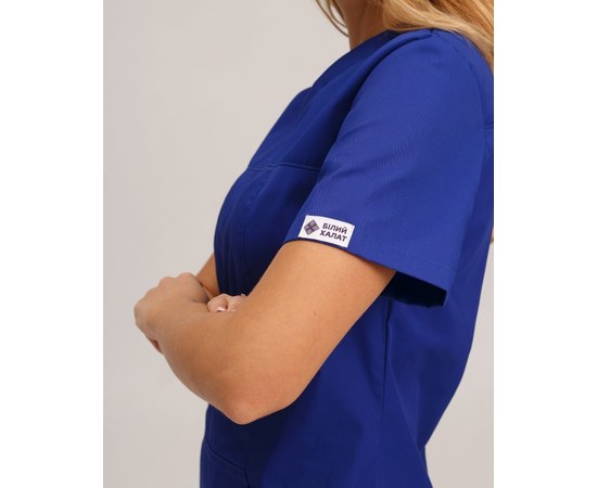 Изображение 7 Women's medical suit Topaz electric s. 40, "WHITE ROBE" 137-334-705, Size: 40, Color: electrician
