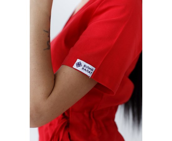 Изображение 7 Women's medical suit Rio red s. 40, "WHITE ROBE" 135-339-707, Size: 40, Color: red