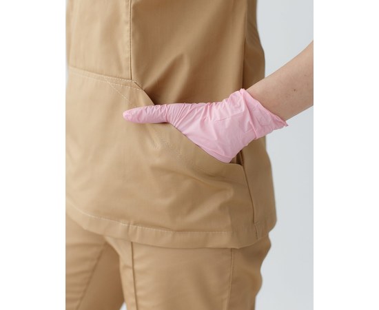 Изображение 7 Women's medical suit Topaz sand river. 40, "WHITE ROBE" 137-323-705, Size: 40, Color: sand