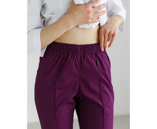 Изображение 8 Women's medical suit Sakura white-violet s. 40, "WHITE ROBE" 124-346-678, Size: 40, Color: white-purple