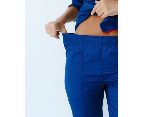 Изображение 8 Women's medical suit Sakura sapphire-red s. 44, "WHITE ROBE" 124-360-678, Size: 44, Color: sapphire red