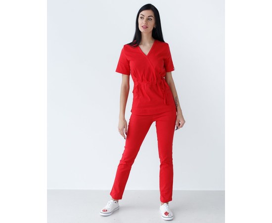 Изображение 9 Women's medical suit Rio red s. 52, "WHITE ROBE" 135-339-707, Size: 52, Color: red