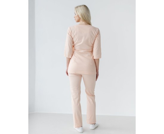 Изображение 2 Women's medical suit Shanghai peach s. 40, "WHITE ROBE" 139-338-704, Size: 40, Color: peach