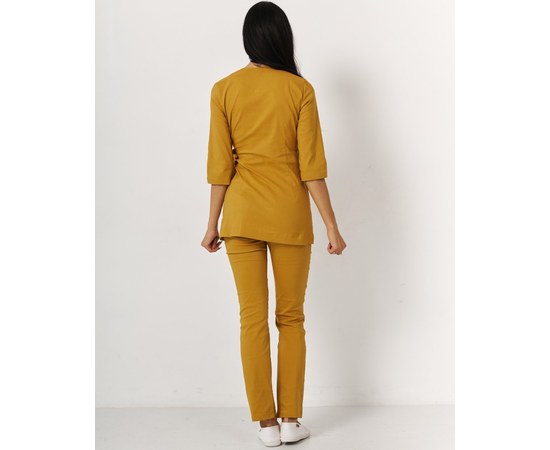 Изображение 2 Women's medical suit Shanghai mustard s. 40, "WHITE ROBE" 139-395-704, Size: 40, Color: mustard