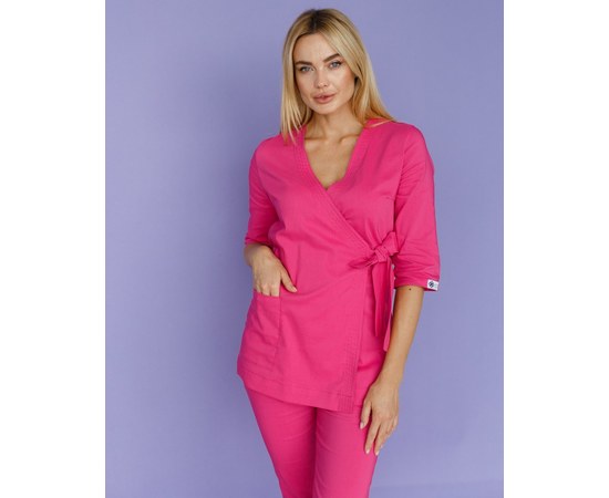 Изображение 3 Women's medical suit Shanghai pink s. 40, "WHITE ROBE" 139-337-704, Size: 40, Color: pink