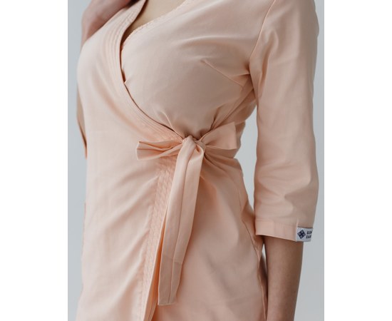 Изображение 4 Women's medical suit Shanghai peach s. 40, "WHITE ROBE" 139-338-704, Size: 40, Color: peach