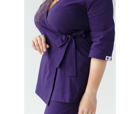 Изображение 4 Women's medical suit Shanghai purple s. 40, "WHITE ROBE" 139-335-704, Size: 40, Color: violet