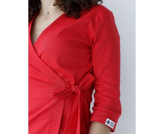 Изображение 4 Women's medical suit Shanghai red s. 40, "WHITE ROBE" 139-339-704, Size: 40, Color: red