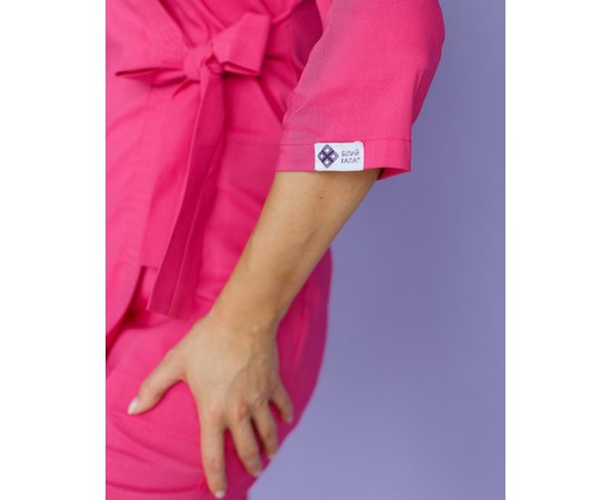 Изображение 5 Women's medical suit Shanghai pink s. 40, "WHITE ROBE" 139-337-704, Size: 40, Color: pink