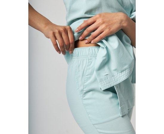 Изображение 7 Women's medical suit Shanghai mint s. 40, "WHITE ROBE" 139-332-704, Size: 40, Color: mint