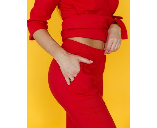 Изображение 7 Women's medical suit Shanghai red s. 40, "WHITE ROBE" 139-339-704, Size: 40, Color: red