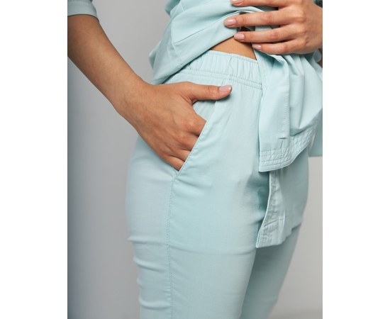 Изображение 8 Women's medical suit Shanghai mint s. 40, "WHITE ROBE" 139-332-704, Size: 40, Color: mint