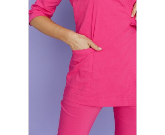 Изображение 8 Women's medical suit Shanghai pink s. 40, "WHITE ROBE" 139-337-704, Size: 40, Color: pink