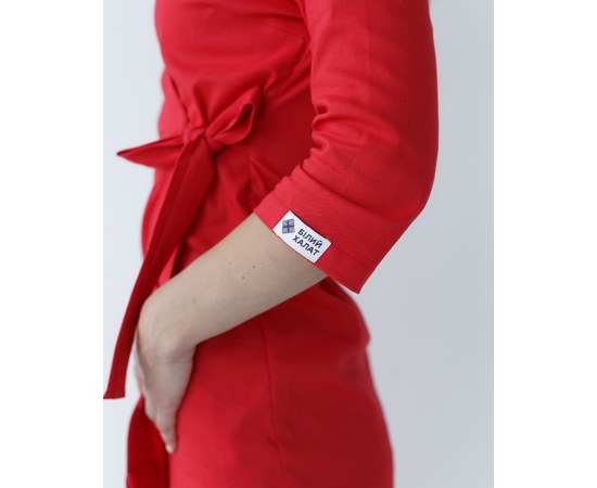 Изображение 8 Women's medical suit Shanghai red s. 40, "WHITE ROBE" 139-339-704, Size: 40, Color: red