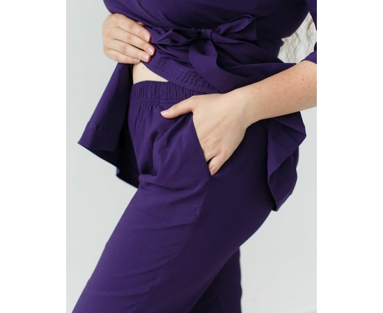 Изображение 9 Women's medical suit Shanghai purple s. 40, "WHITE ROBE" 139-335-704, Size: 40, Color: violet