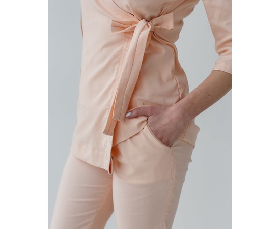 Изображение 9 Women's medical suit Shanghai peach s. 40, "WHITE ROBE" 139-338-704, Size: 40, Color: peach