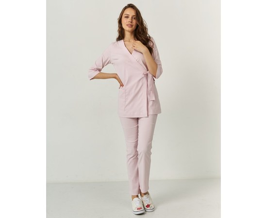 Изображение 10 Women's medical suit Shanghai powdery river. 40, "WHITE ROBE" 139-358-704, Size: 40, Color: powdery