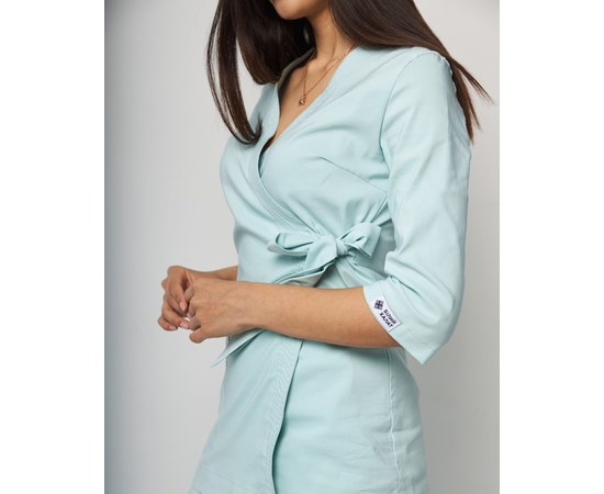 Изображение 10 Women's medical suit Shanghai mint s. 40, "WHITE ROBE" 139-332-704, Size: 40, Color: mint