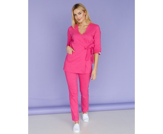 Изображение 10 Women's medical suit Shanghai pink s. 40, "WHITE ROBE" 139-337-704, Size: 40, Color: pink