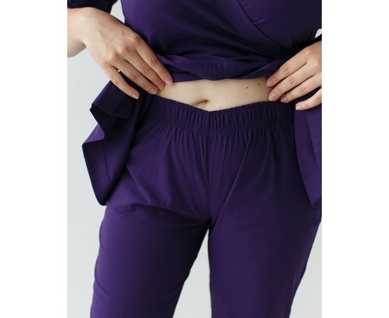 Изображение 10 Women's medical suit Shanghai purple s. 40, "WHITE ROBE" 139-335-704, Size: 40, Color: violet