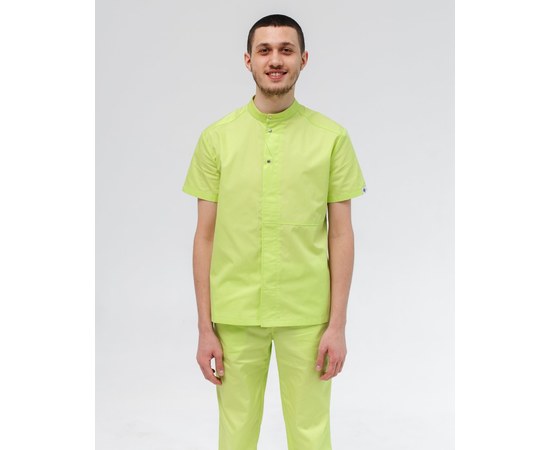Изображение 3 Men's medical suit Boston lime s. 56, "WHITE ROBE" 129-330-679, Size: 56, Color: lime