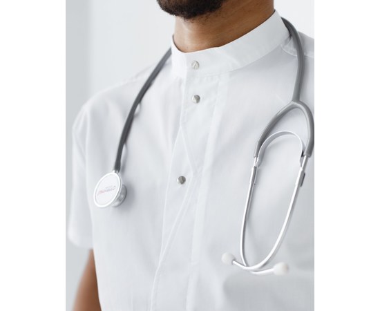 Изображение 4 Men's medical suit Boston white s. 52, "WHITE ROBE" 129-324-679, Size: 52, Color: white