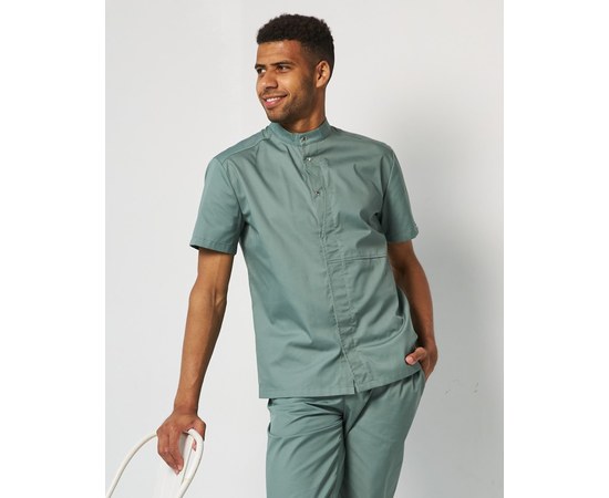 Изображение 5 Medical suit men's Boston olive red. 46, "WHITE ROBE" 129-327-679, Size: 46, Color: olive