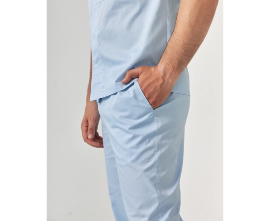 Изображение 7 Medical suit for men Boston azure s. 56, "WHITE ROBE" 129-462-679, Size: 56, Color: azure
