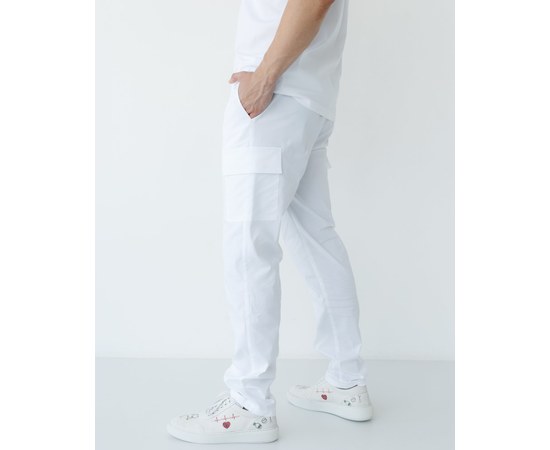 Изображение 8 Men's medical suit Denver white s. 48, "WHITE ROBE" 404-324-679, Size: 48, Color: white