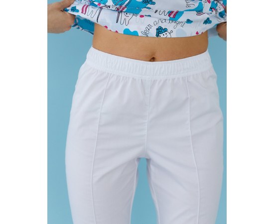 Изображение 8 Medical suit with print for women Topaz Teeth smile s. 42, "WHITE ROBE" 138-324-626, Size: 42, Color: teeth smile
