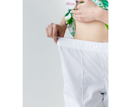 Изображение 8 Medical suit with print for women Topaz dinosaurs green s. 40, "WHITE ROBE" 137-324-769, Size: 40, Color: dinosaurs green
