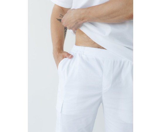 Изображение 9 Men's medical suit Denver white s. 48, "WHITE ROBE" 404-324-679, Size: 48, Color: white